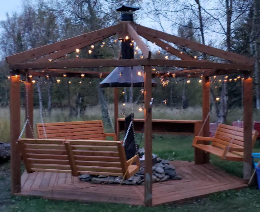 The Eagle'S Nest Treehouse Cabin Palmer Luaran gambar